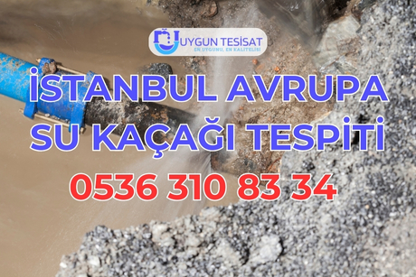İstanbul Su Kaçağı Tespiti (Avrupa Yakası)